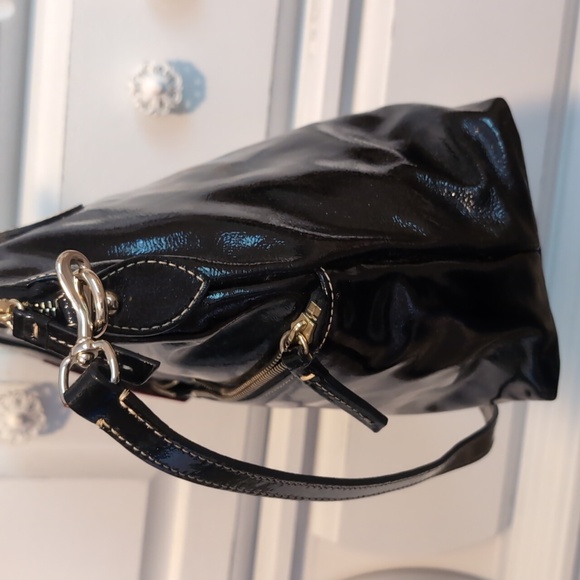 Dooney and Bourke Patent Leather Satchel - Picture 3 of 10